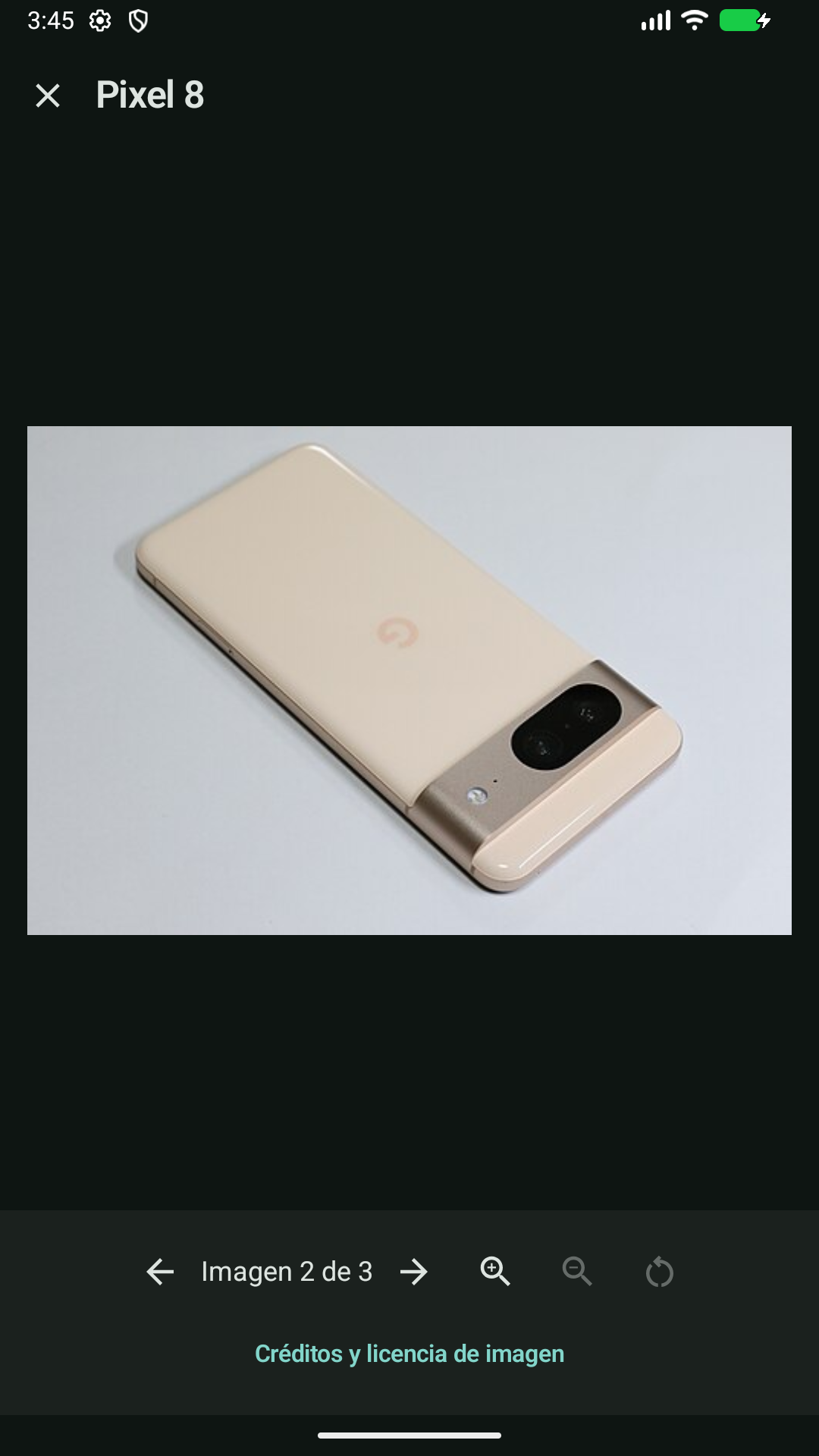 Andro Devices: Swipe and zoom available images