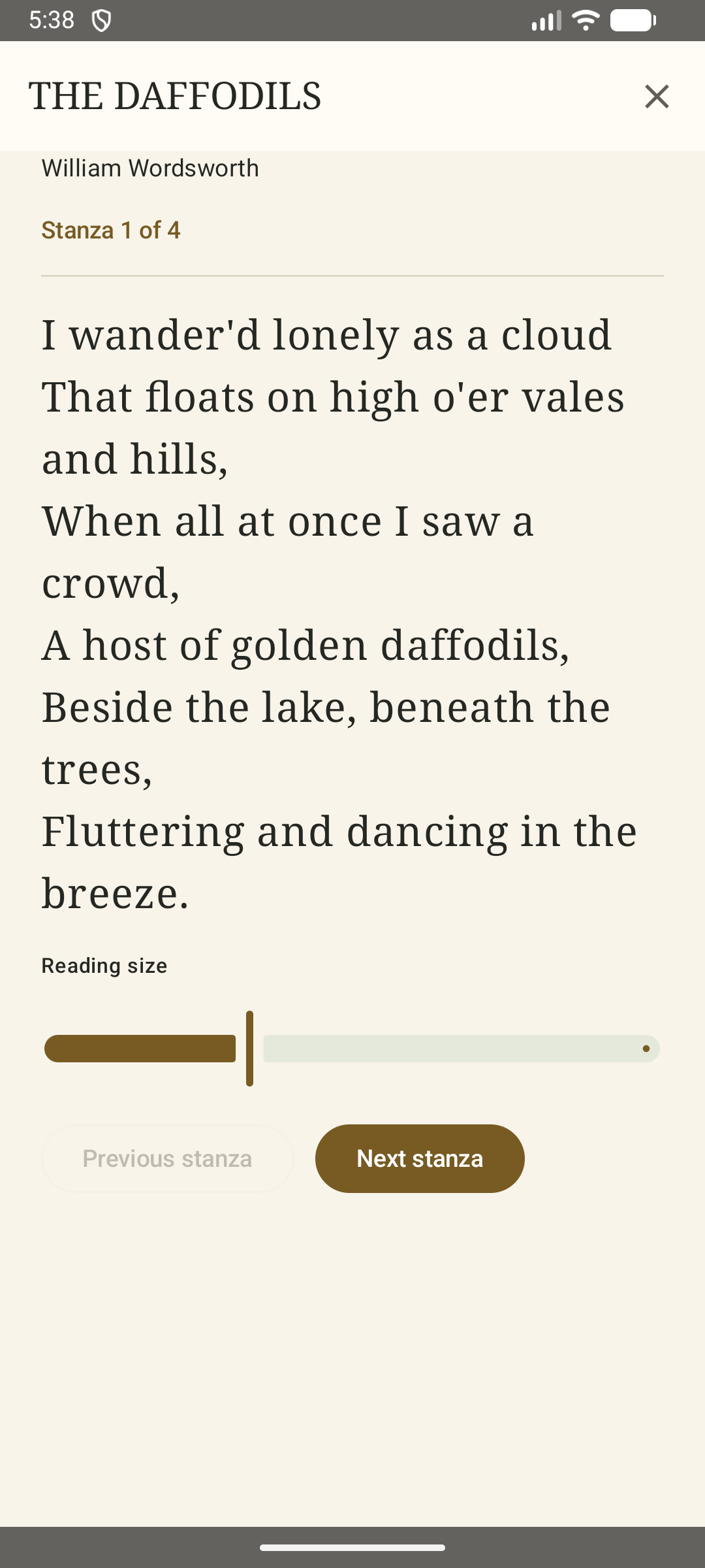 Todo Poemas & All Poems: One stanza at a time