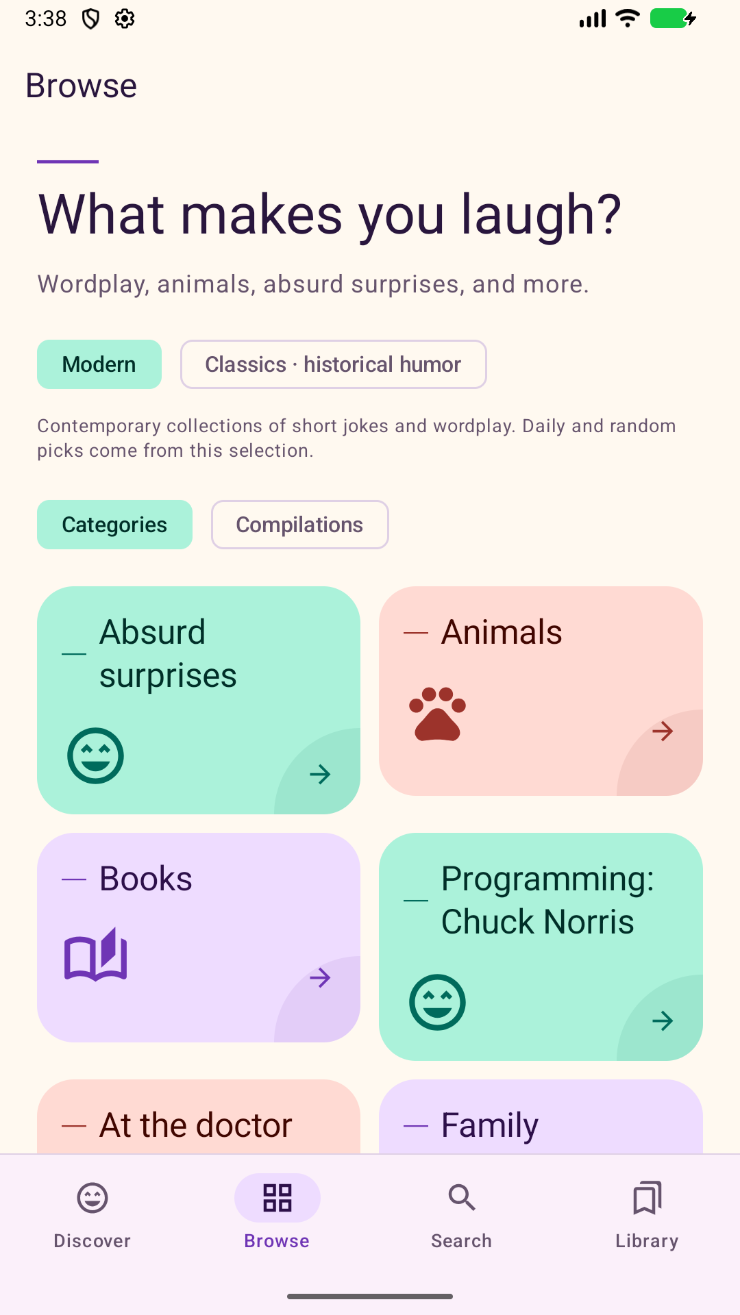 Todo Chistes: Explore modern categories